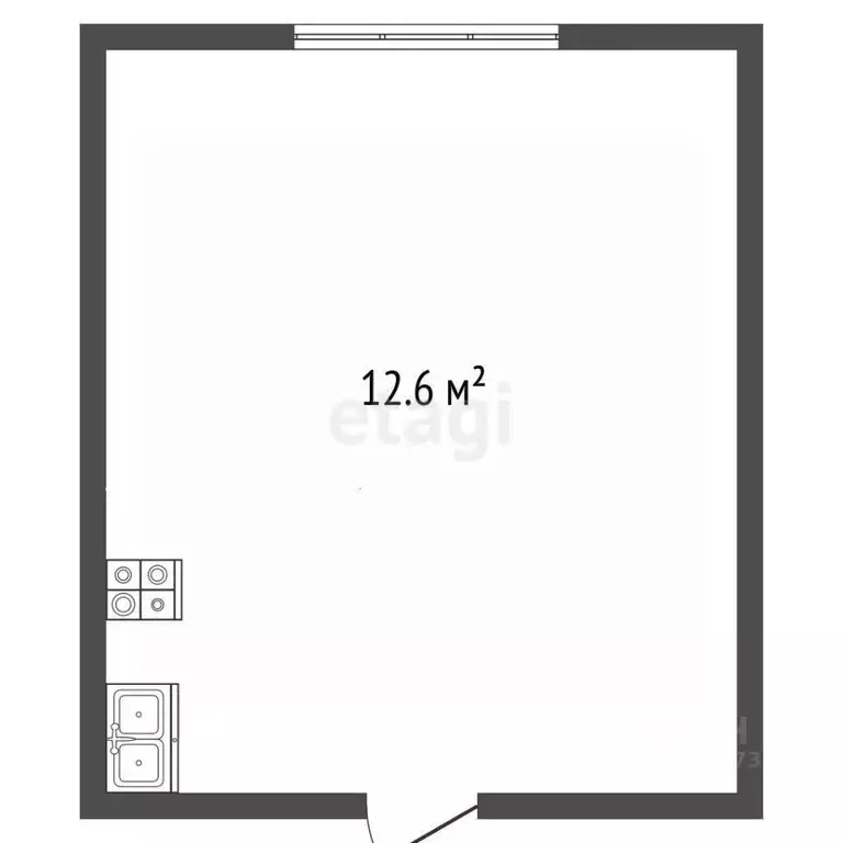 Студия Оренбургская область, Оренбург проезд Коммунаров, 6 (12.6 м) - Фото 1