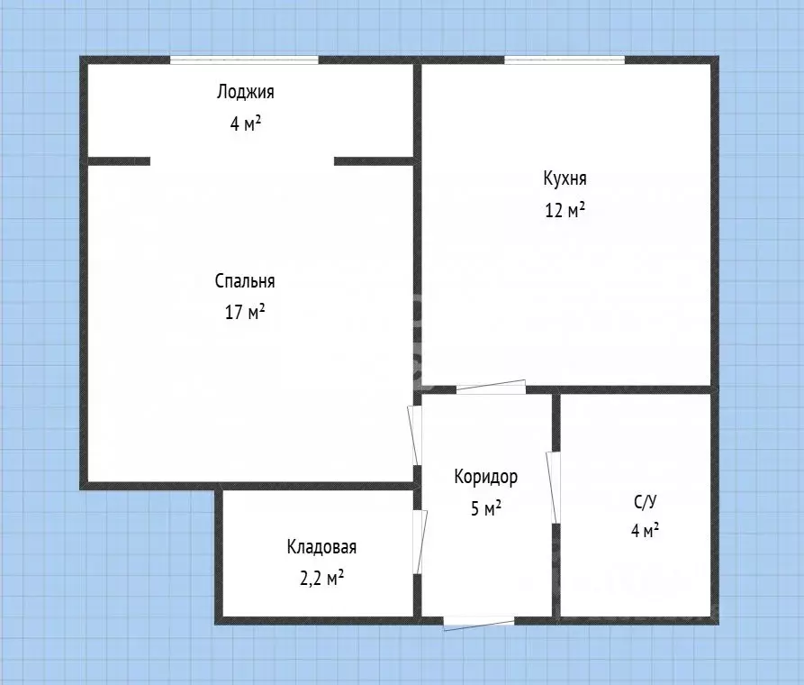 1-к кв. Дагестан, Каспийск ш. Каспийское, 17В (46.5 м) - Фото 2