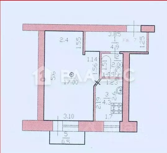 1-к кв. Марий Эл, Йошкар-Ола Якова Эшпая ул., 108 (28.2 м) - Фото 2