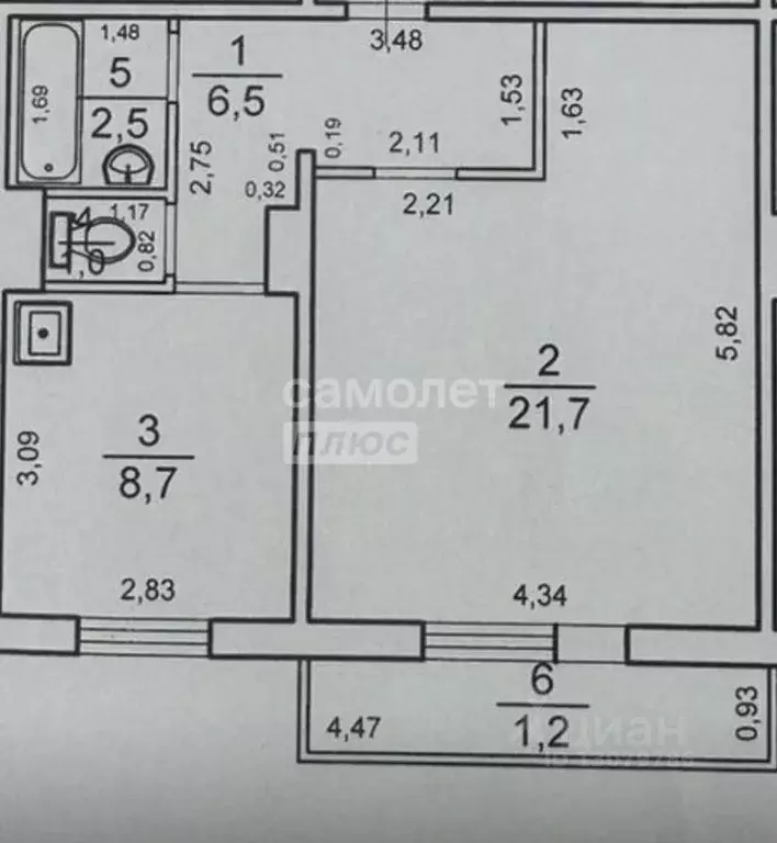1-к кв. Забайкальский край, Чита просп. Фадеева, 18 (40.4 м) - Фото 2