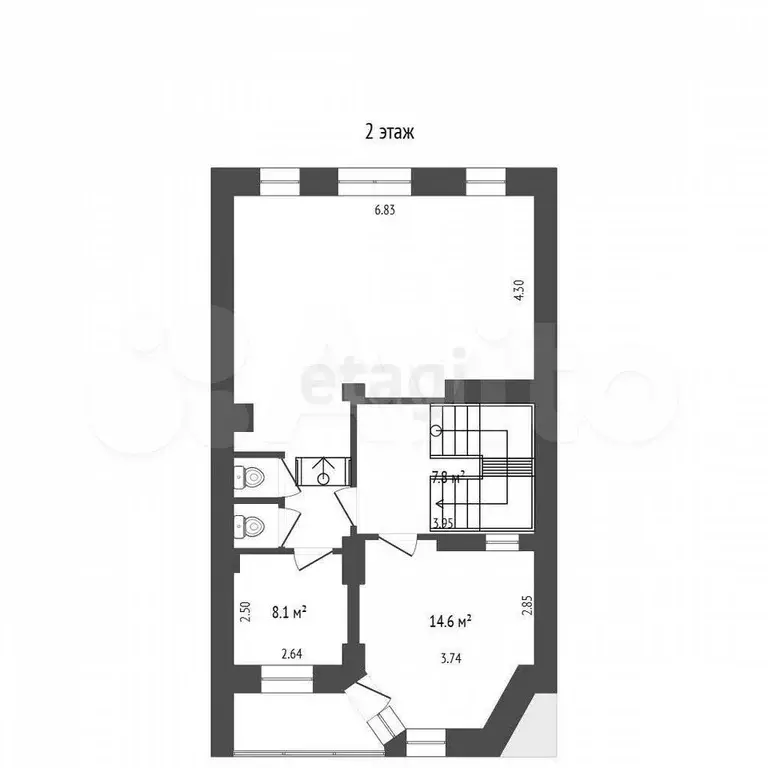 5-к. квартира, 283 м, 3/5 эт. - Фото 1