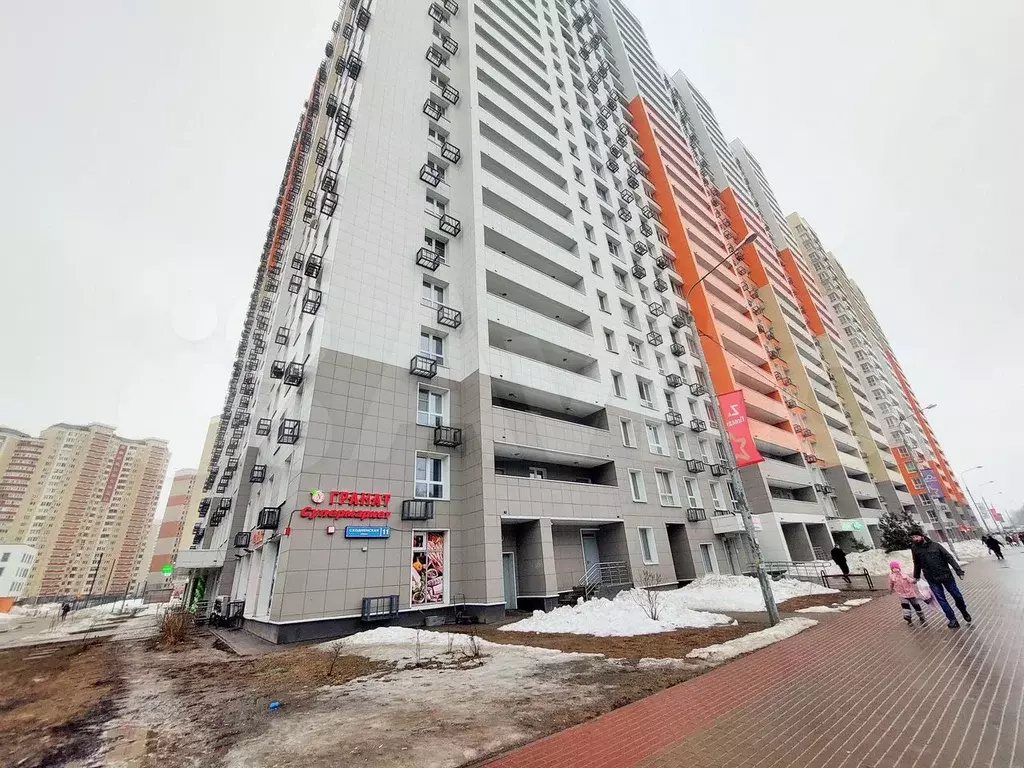 1-к. квартира, 30 м, 11/25 эт. - Фото 1