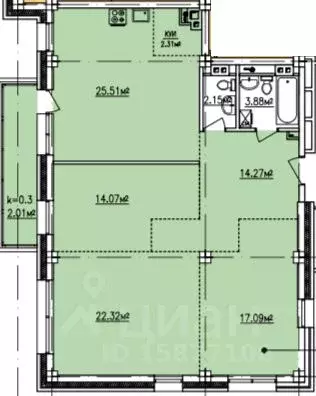 4-к кв. Иркутская область, Шелехов 5-й кв-л, 1 (220.0 м) - Фото 1