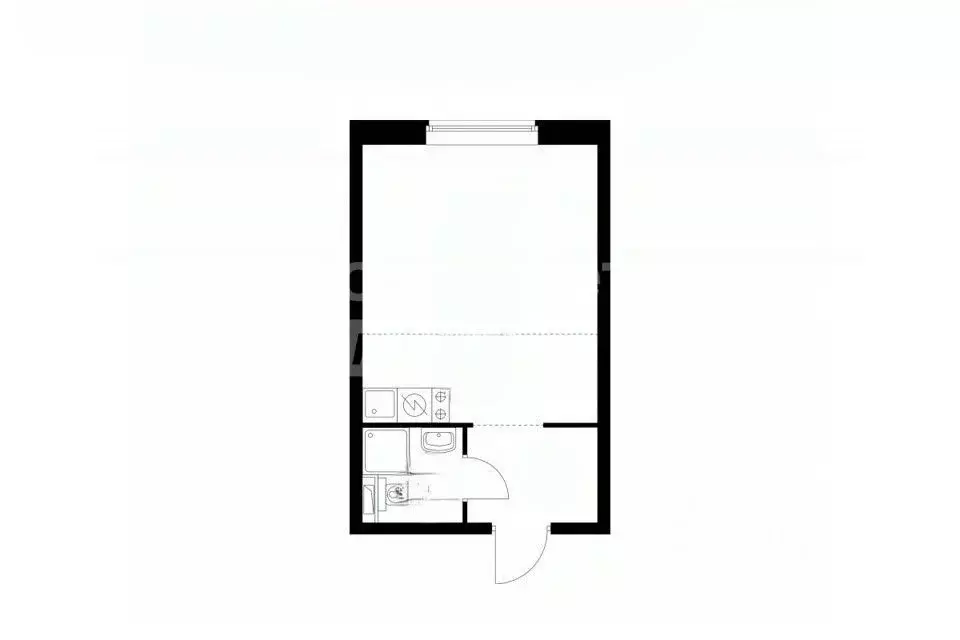 Студия Липецкая область, Липецк ул. Валентины Терешковой, 32/2 (21.0 ... - Фото 2