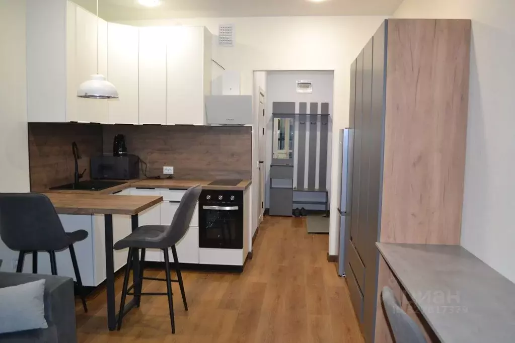 Студия Санкт-Петербург аллея Арцеуловская, 9 (27.0 м) - Фото 2