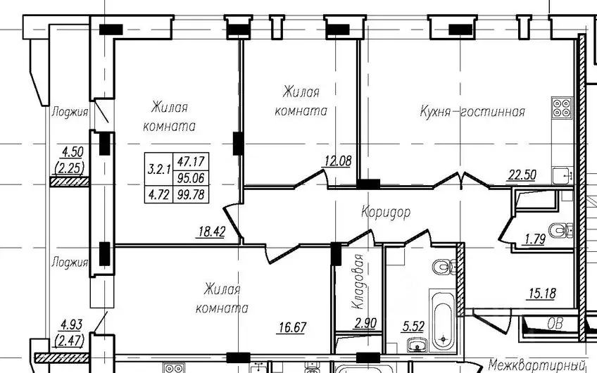 3-к кв. Чувашия, Чебоксары ул. Фридриха Энгельса, 27А (99.78 м) - Фото 0