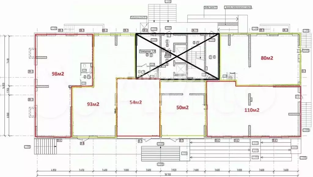 Торговая площадь в Тюменская область, Тюмень ул. Тальниковая, 1 (470 ... - Фото 2