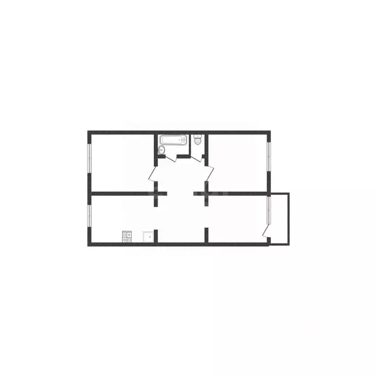 3-к кв. Смоленская область, Смоленск Мало-Краснофлотская ул., 37 (58.6 ... - Фото 1