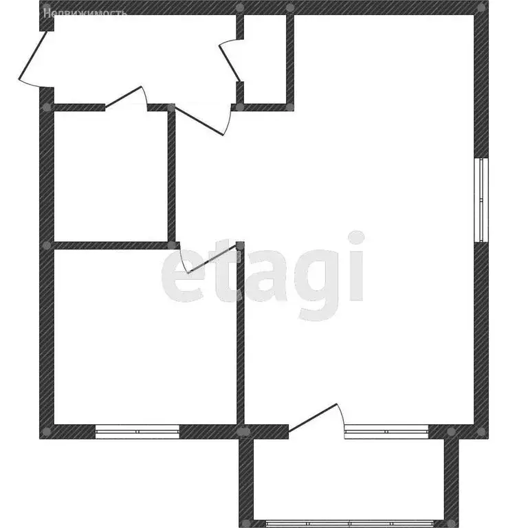 1-комнатная квартира: Комсомольск-на-Амуре, проспект Ленина, 58 (31.1 ... - Фото 0