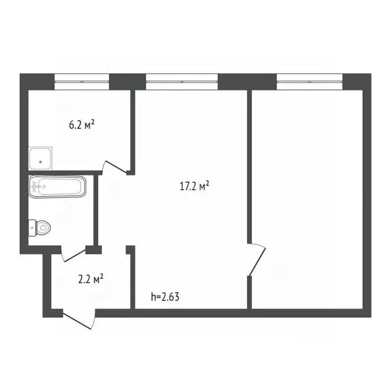 2-к кв. Красноярский край, Красноярск имени газеты Красноярский ... - Фото 0