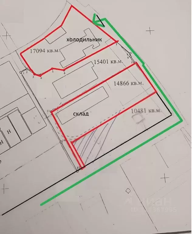 Склад в Краснодарский край, Курганинск ул. Матросова, 293 (5300 м) - Фото 1