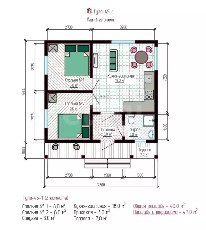 Дом в Калужская область, Ферзиковский муниципальный округ, Грабцево ... - Фото 1