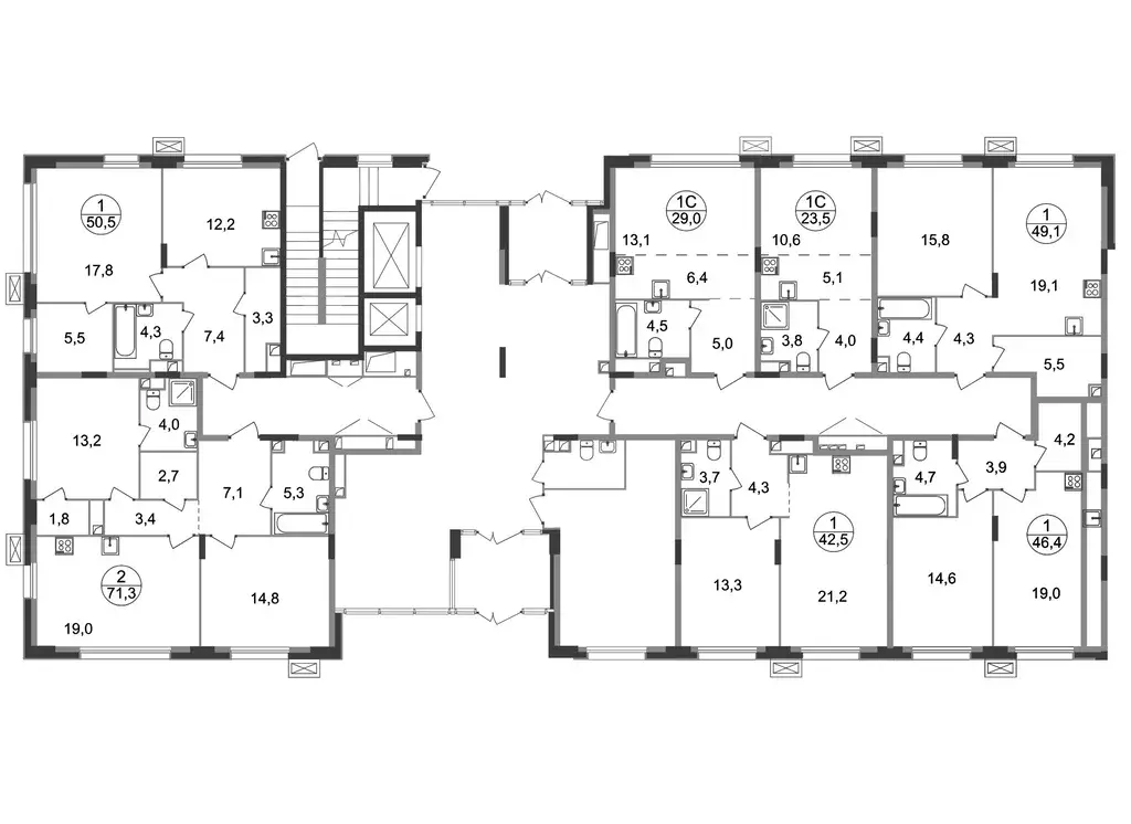 2-к кв. Московская область, Одинцовский городской округ, Заречье пгт ... - Фото 2