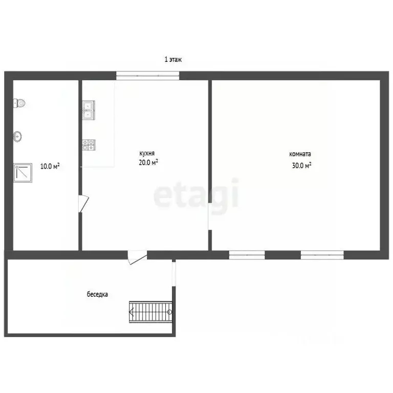 Дом в Крым, Ленинский район, Семисотское с/пос, с. Каменское ул. ... - Фото 2