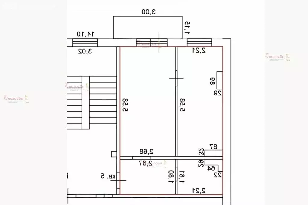 1-комнатная квартира: Курган, 2-я Часовая улица, 54Б (35 м) - Фото 1