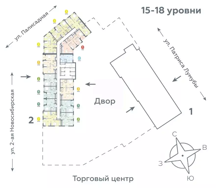 4-к кв. Свердловская область, Екатеринбург ул. Патриса Лумумбы, 4А ... - Фото 2