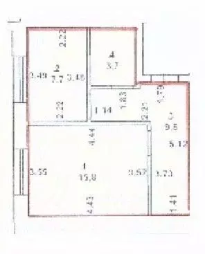 1-к кв. Свердловская область, Екатеринбург ул. Очеретина, 11 (37.0 м) - Фото 2