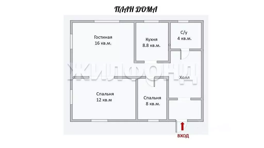 Дом в Новосибирск, Таловая улица (42.5 м) - Фото 0