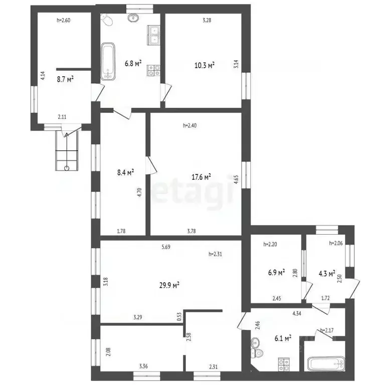 Дом в Калужская область, Калуга Колхозная ул., 36 (52 м) - Фото 2