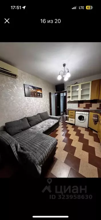 1-к кв. Адыгея, Тахтамукайский район, Яблоновский пгт пер. Гагарина, ... - Фото 2