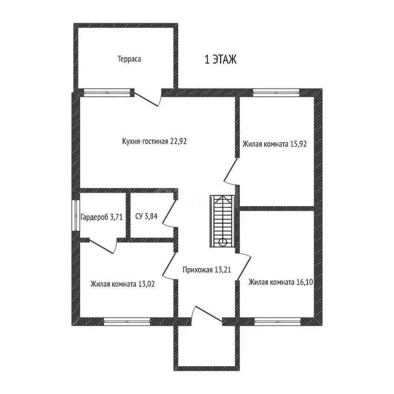Дом в Тлюстенхабль, Кубанский переулок, 5 (153 м) - Фото 1