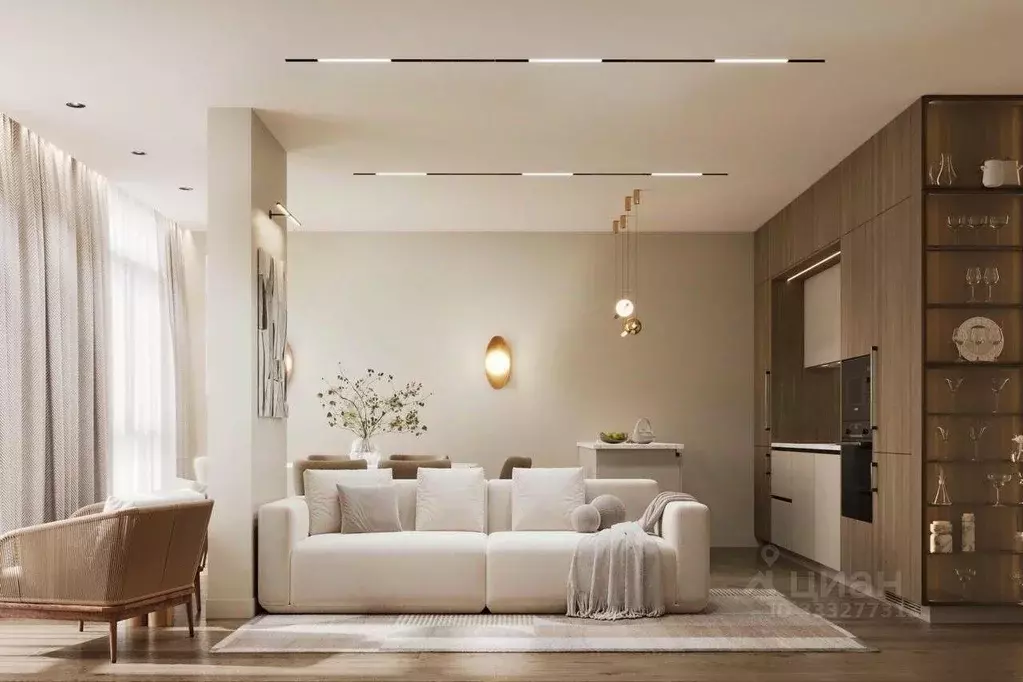 Квартира, 3 комнаты, 102 м - Фото 1