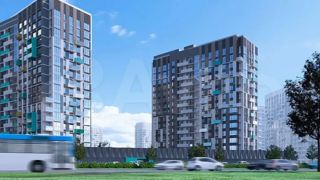 3-к. квартира, 75,1 м, 12/16 эт. - Фото 0