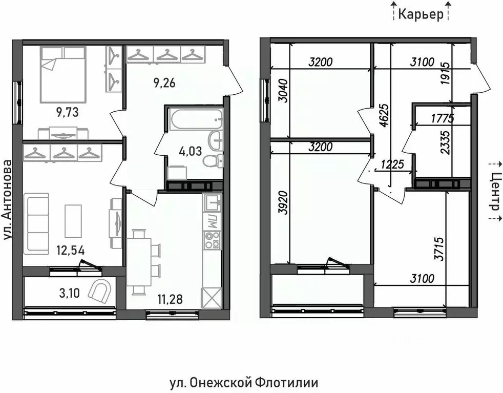 2-к кв. Карелия, Петрозаводск ул. Онежской Флотилии, 10 (49.94 м) - Фото 0