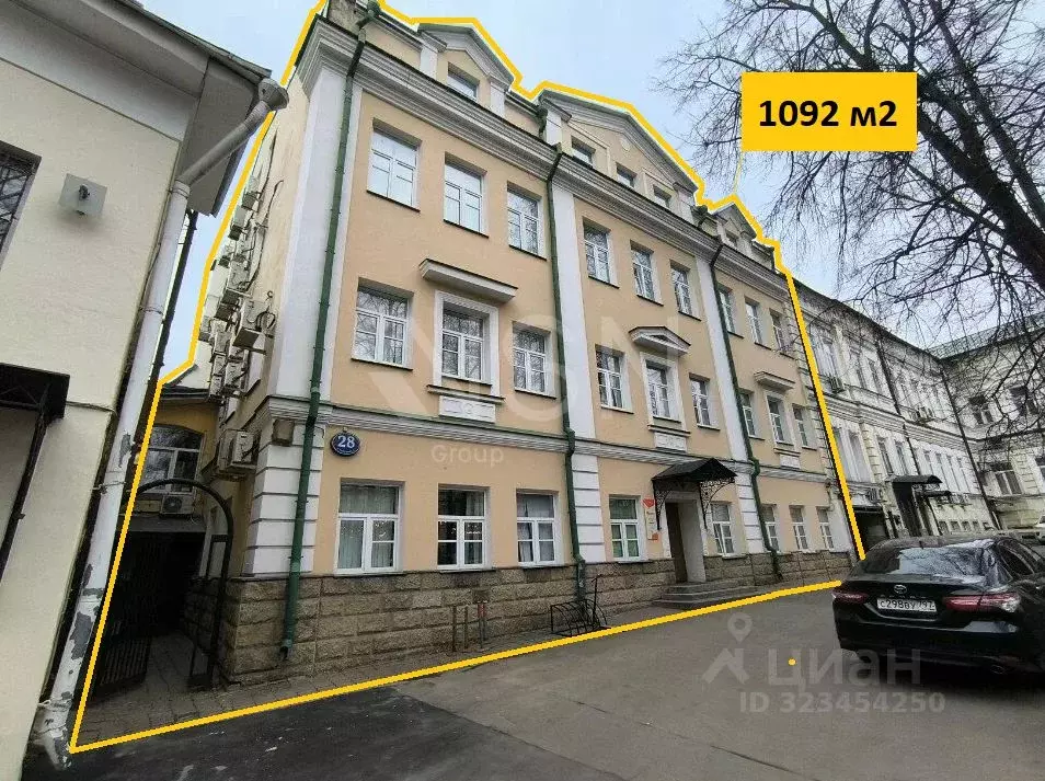 Помещение свободного назначения в Москва ул. Покровка, 28С2 (1092 м) - Фото 1