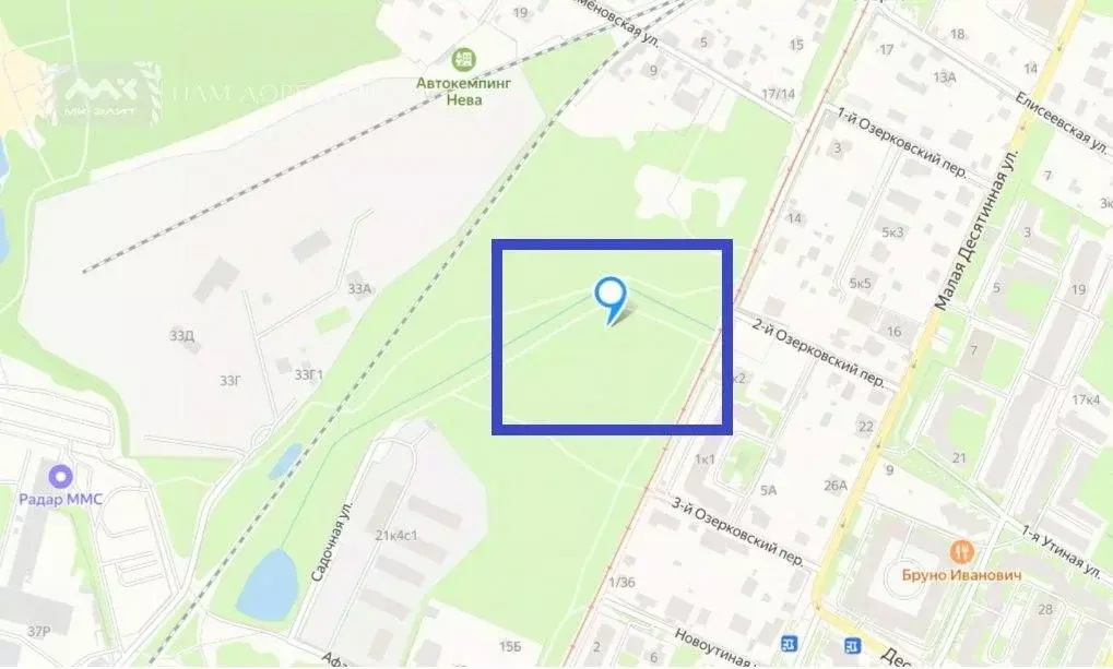 Участок в Санкт-Петербург 2-й Озерковский пер. (9.31 сот.) - Фото 2