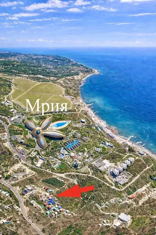 Участок в Крым, Ялта муниципальный округ, с. Оползневое ш. ... - Фото 1