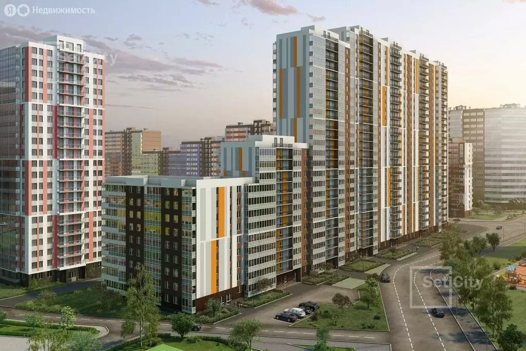 Квартира-студия: Кудрово, Столичная улица, 6к3 (24 м) - Фото 1