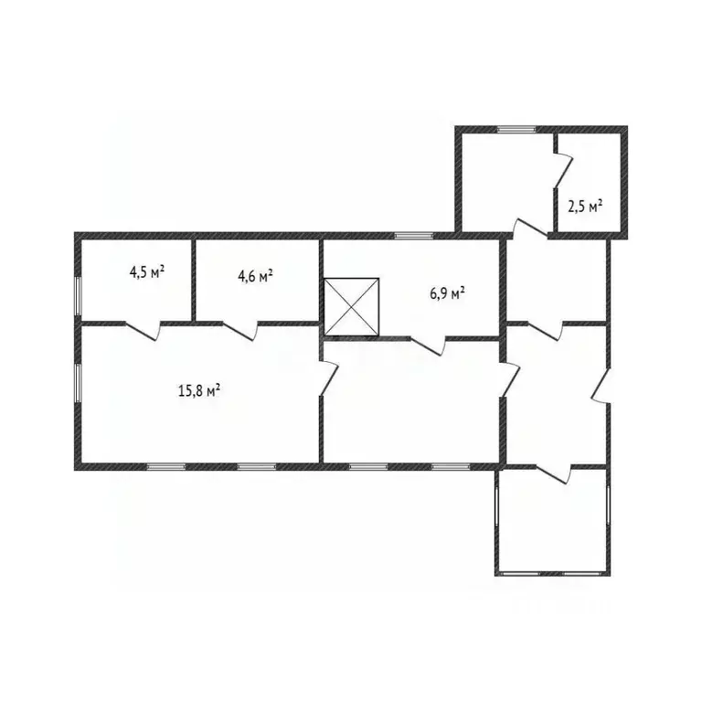Дом в Брянская область, Суземка рп ул. Карла Маркса (52 м) - Фото 2