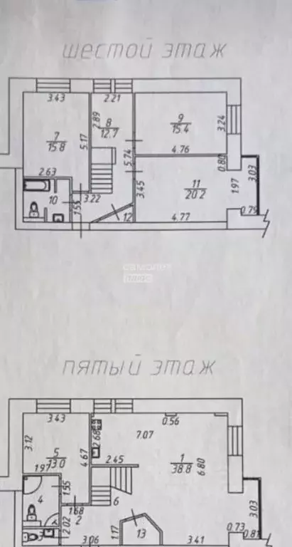 4-к кв. Вологодская область, Вологда Октябрьская ул., 64 (142.7 м) - Фото 1