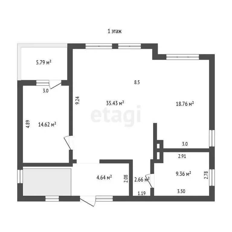 Дом в Новый, улица Фаннура Сафина (160 м) - Фото 1