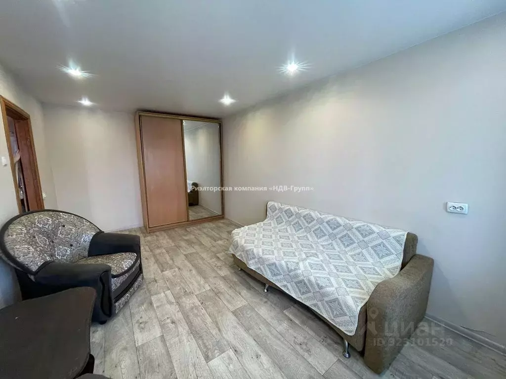 1-к кв. Хабаровский край, Хабаровск ул. Шелеста, 118 (33.0 м) - Фото 1