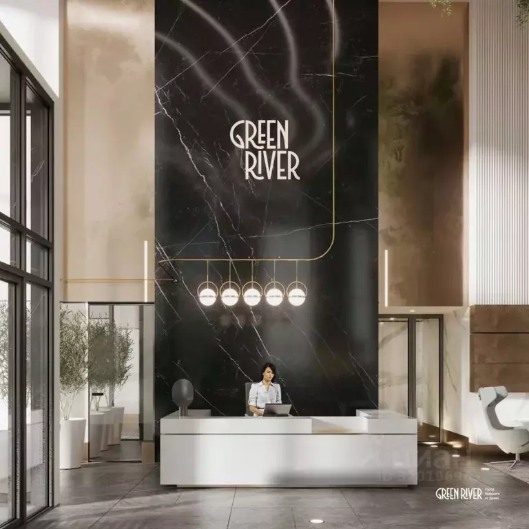 2-к кв. Самарская область, Самара Грин Ривер жилой комплекс (58.8 м) - Фото 1