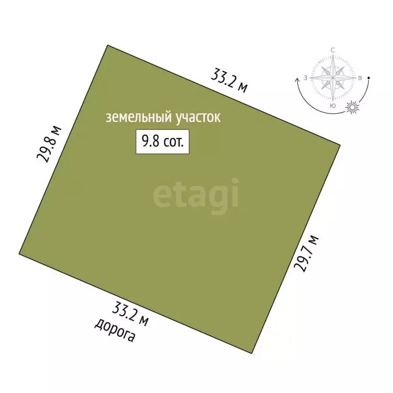 Участок в Саха (Якутия), Мегино-Кангаласский улус, Нижний Бестях пгт  ... - Фото 1