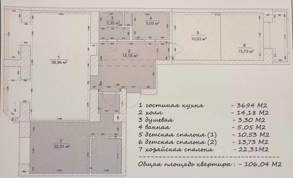 3-к кв. Башкортостан, Уфа ул. Шота Руставели, 9 (106.0 м) - Фото 1