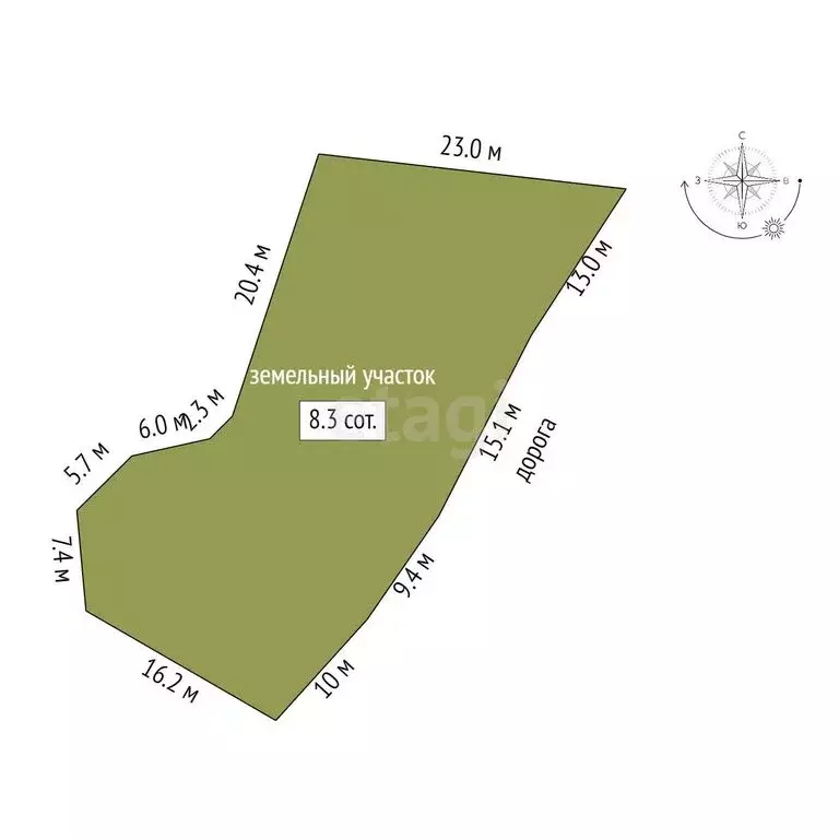 Участок в Республика Крым, муниципальный округ Алушта, село Нижнее ... - Фото 1