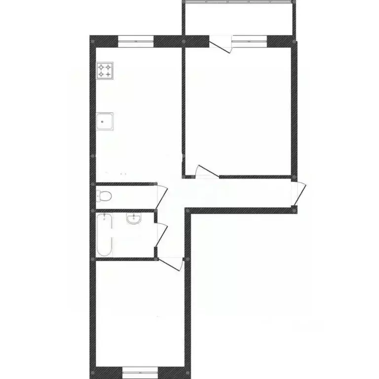 2-к кв. Костромская область, Кострома ул. Шагова, 152 (47.6 м) - Фото 2