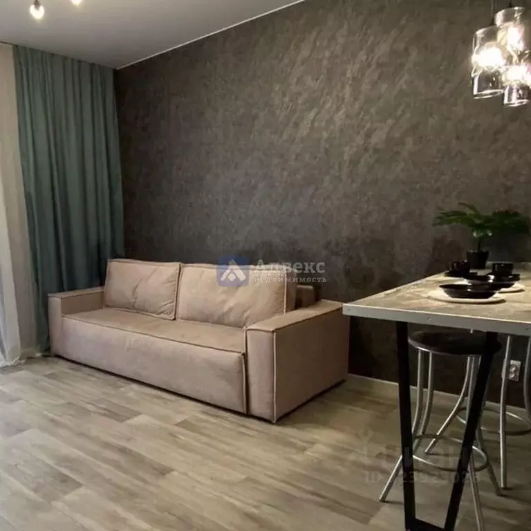 Студия Тюменская область, Тюмень ул. 2-я Луговая, 24к1 (29.5 м) - Фото 1