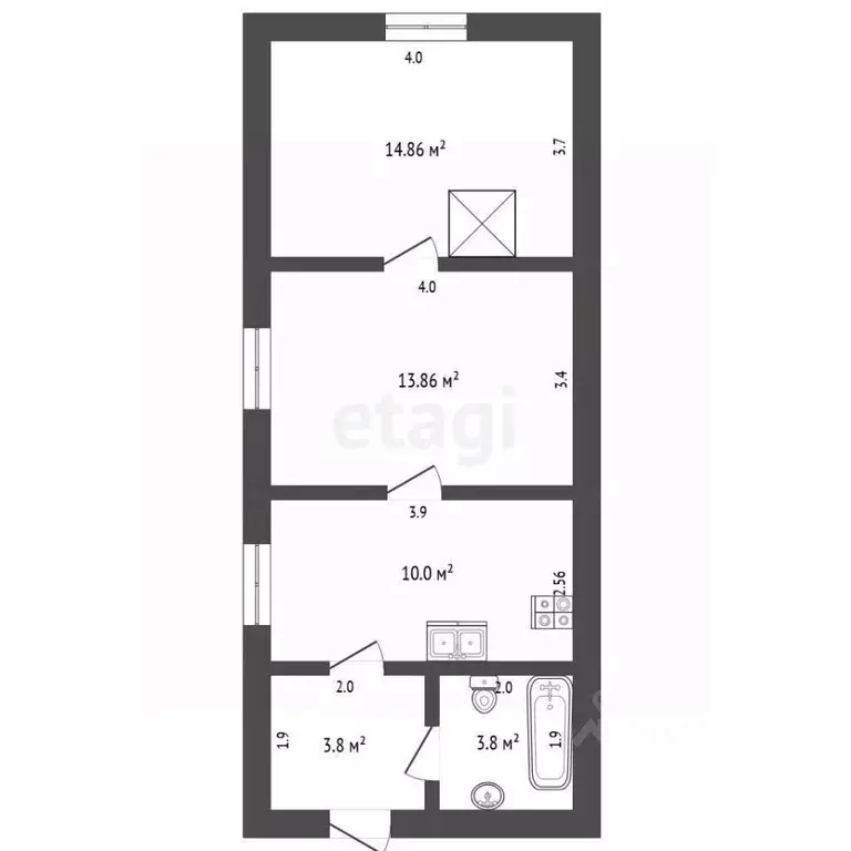 Дом в Калужская область, Медынь Калужская ул., 39 (92 м) - Фото 2