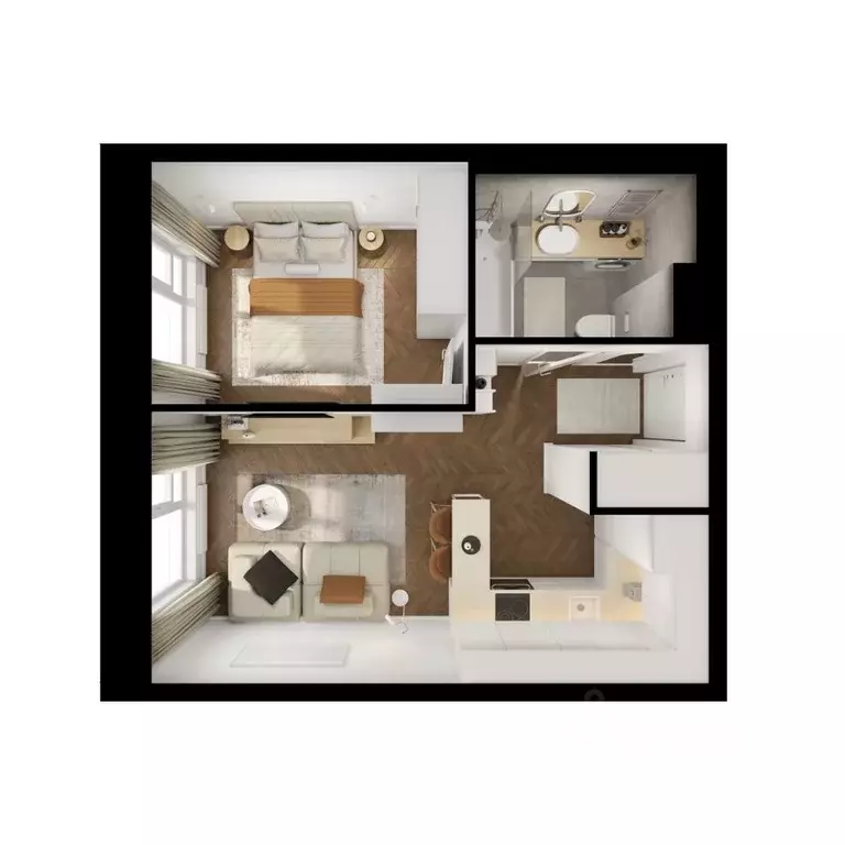1-к кв. Бурятия, Улан-Удэ Советская ул., 6/2 (33.11 м) - Фото 1