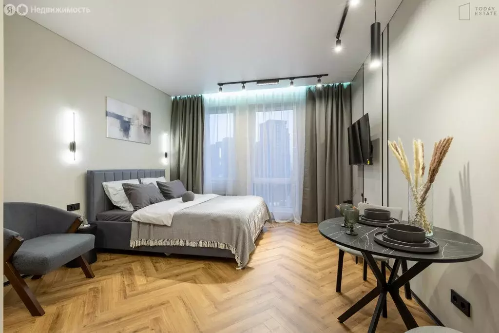 Квартира-студия: Москва, Новоостаповская улица, 20 (27.2 м) - Фото 1