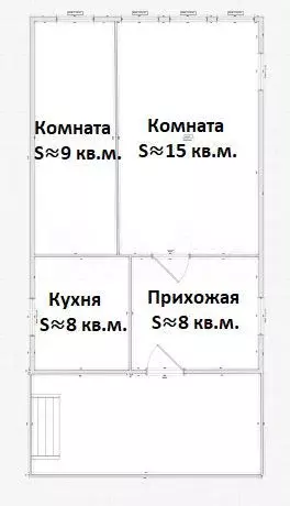 Дом 43,4 м на участке 15 сот. - Фото 0