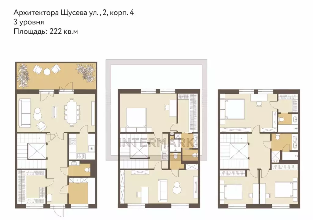 6-к кв. Москва ул. Архитектора Щусева, 2к4 (222.0 м) - Фото 1