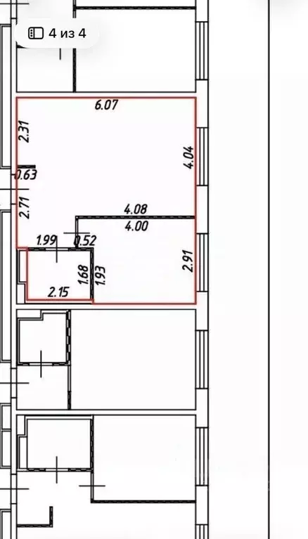 1-к кв. Московская область, Ленинский городской округ, Боброво пгт ул. ... - Фото 2