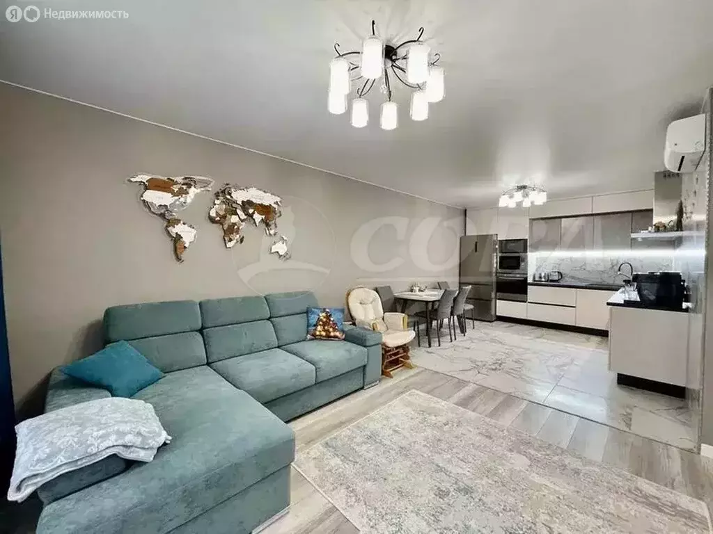 3-комнатная квартира: Тюмень, Полевая улица, 117к1 (86 м) - Фото 1
