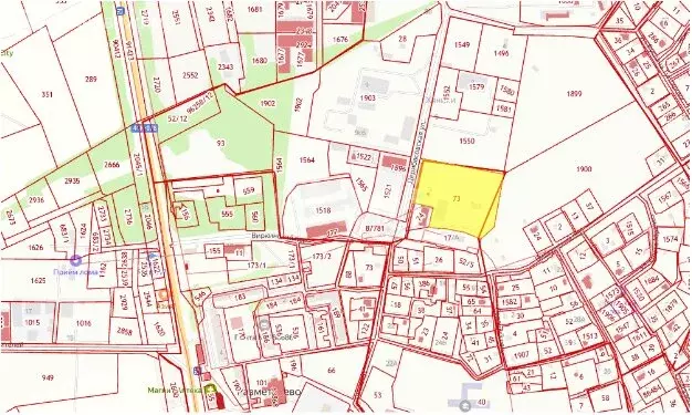 Участок в Разметелево, Дерибасовская улица (150 м) - Фото 2